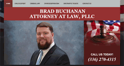 Desktop Screenshot of bradbuchananlaw.com