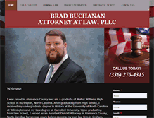 Tablet Screenshot of bradbuchananlaw.com